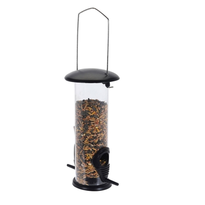Comedero para pajaros  cilindrico  23x10cm - Suinplas