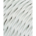 Cable textil trenzado 2x0,75 blanco ml - Suinplas