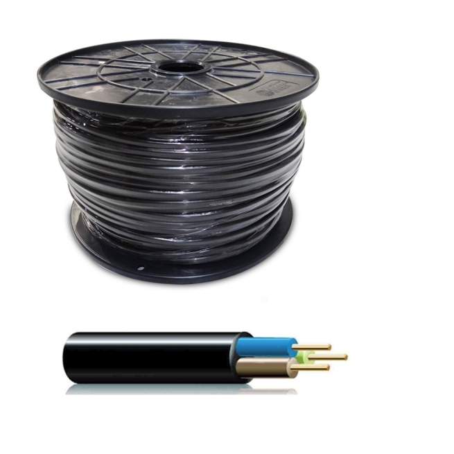 Cable  manguera negro  1km  3x2,5  ml - Suinplas