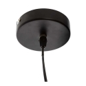 Lampara techo negro 19x15 cm e14 - Suinplas