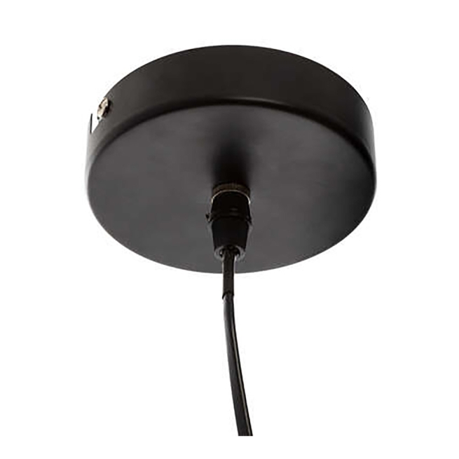 Lampara techo negro 19x15 cm e14 - Suinplas
