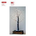 Arbol navidad 60cm 24 luz led calida  - Suinplas