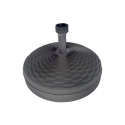 Pie de parasol  20 litros  negro  de  46x15cm - Suinplas