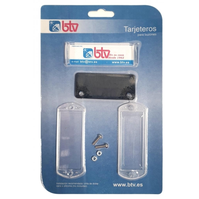 Kit tarjetero plastico para buzon - Suinplas