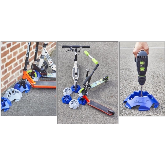 Soporte suelos para patinete gris - Suinplas