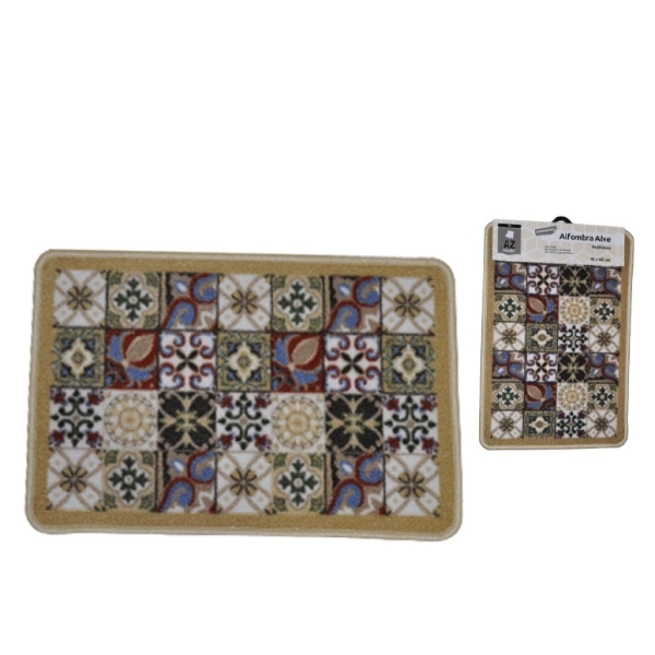 Alfombrilla alve  40x60  nº 2 beige - Suinplas