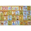 Alfombra zoo alfabeto 100x140   - Suinplas