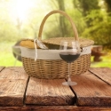 Cesta de mimbre buff forrada con tapas   48x37x17cm - Sui...