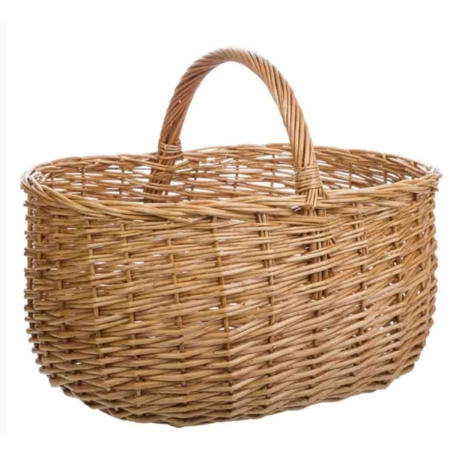 Cesta de  mimbre 41x31x21 - Suinplas