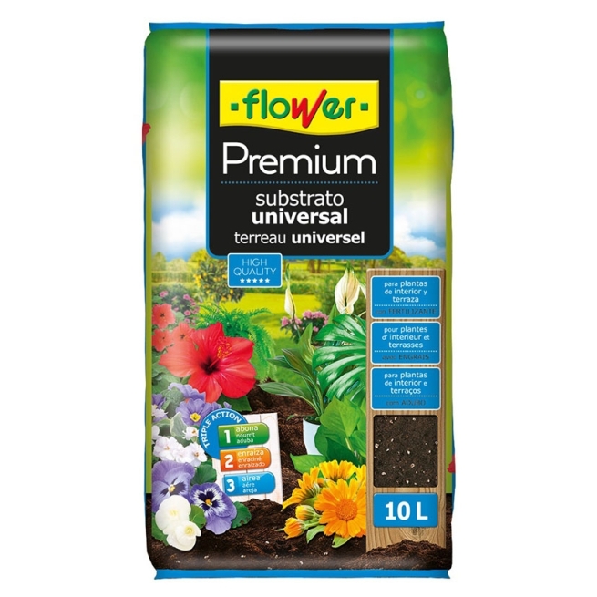 Substrato flower premium 10l - Suinplas