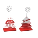Navidad portanotas madera arbol    - Suinplas