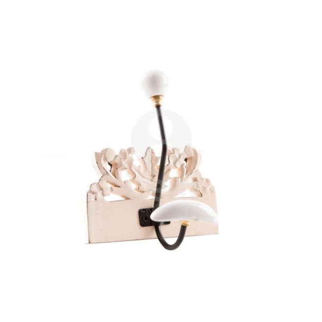 Perchero pared madera 1 colgador      - Suinplas