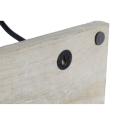 Perchero de Pared de Madera de Mango con 4 Colgadores 