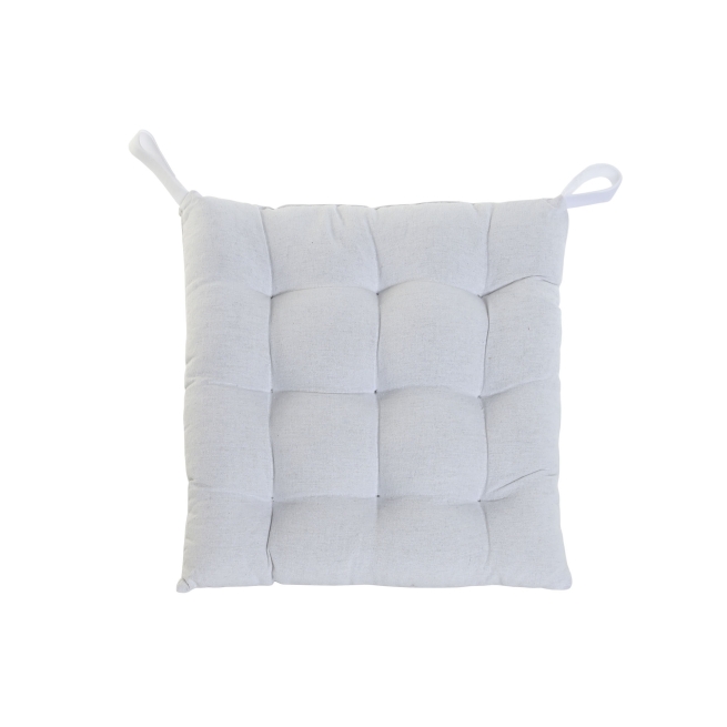 Cojin silla 42x42x3 con velcro blanco - Suinplas