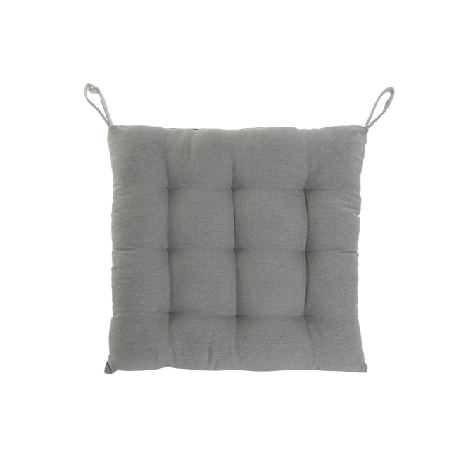 Cojin silla 42x42x3 con velcro gris - Suinplas