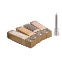 Vela cera 2x2x20 portavela set 4  - Suinplas