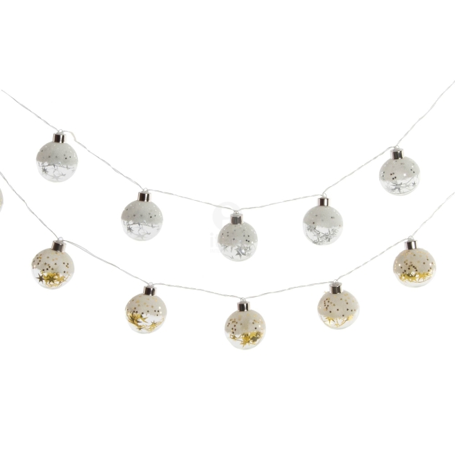 Navidad guirnalda cristal leds    - Suinplas