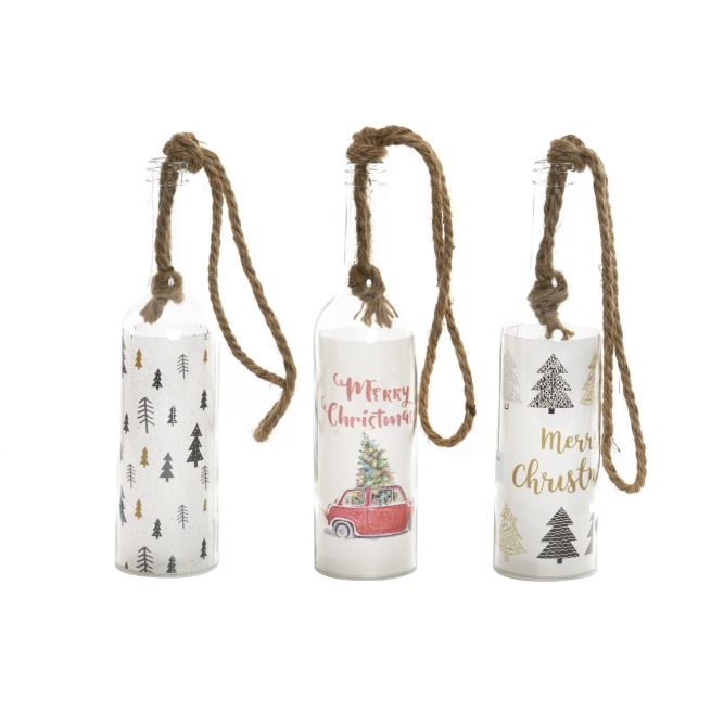 Navidad botella decoracion led 7x30 surtido     - Suin...
