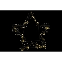 Navidad estrella metal led 89x26,5x84 negro     - Suin...