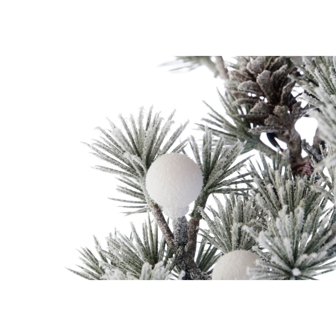 Navidad guirnalda led pe 15x15x170 bolas nevado verde  xx...