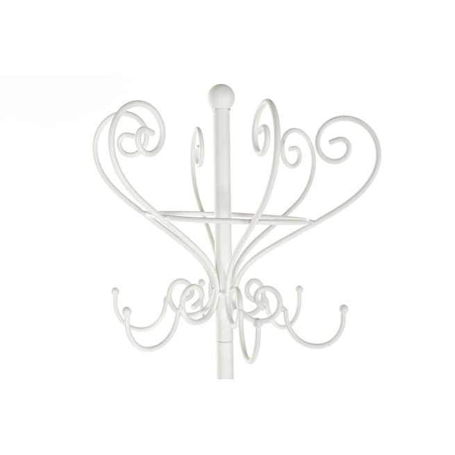Perchero metal 50x50x176 paraguero blanco    - Suinplas