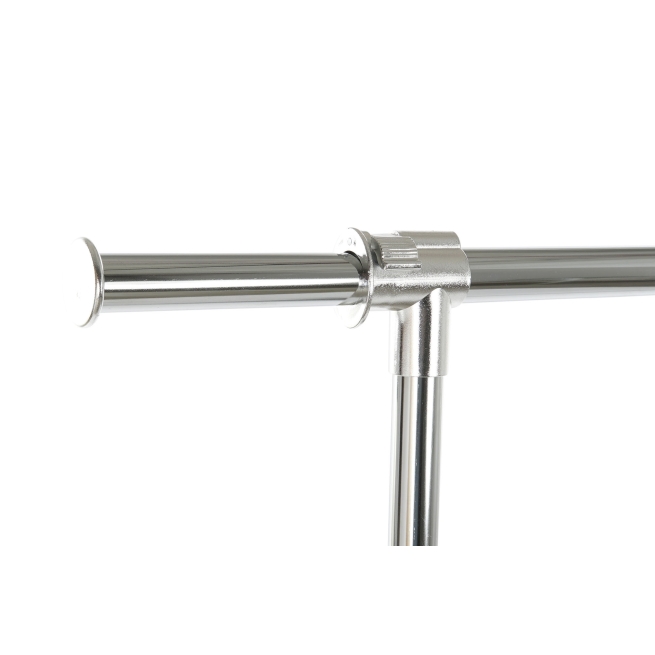 Perchero metal pp 86x44x137 cromado plateado - Suinplas