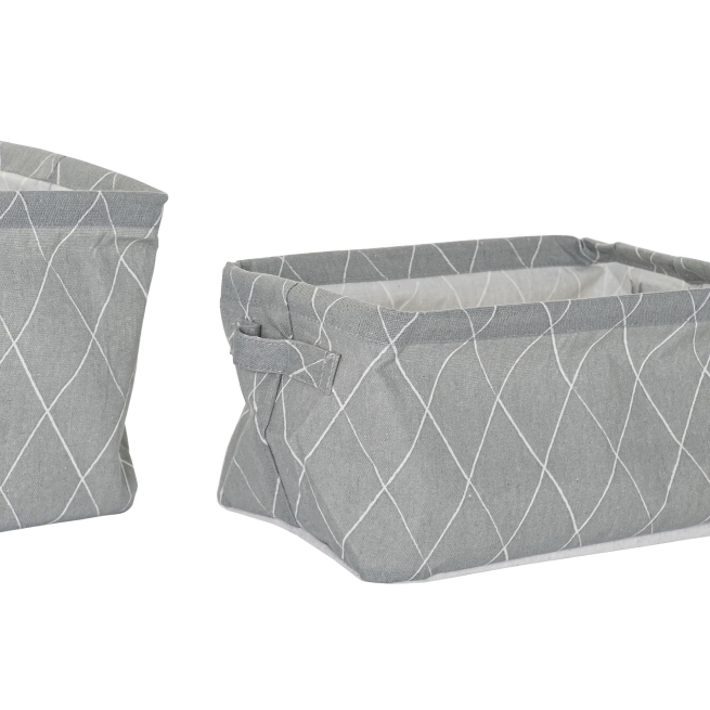Cestas de ordenacion algondon  set de 3, surdidas - Suinplas