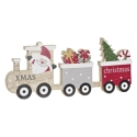 Navidad decoracion mdf 38x2x16,5 tren natural - Suinplas