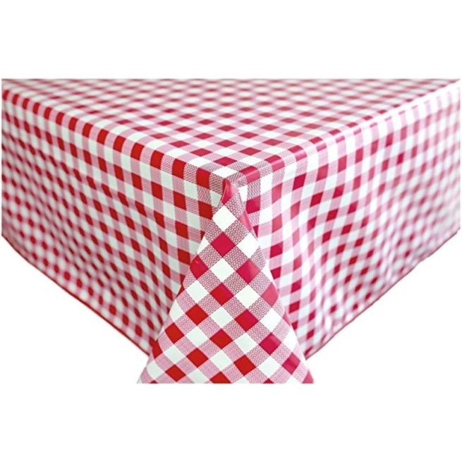 Hule mantel qd-tex (q3) vichy rojo 1,40 mts ancho ml - Su...