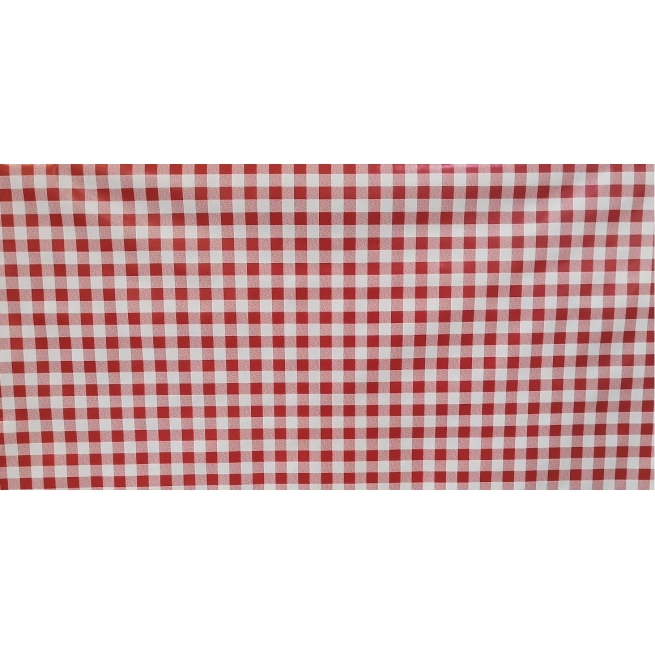 Hule mantel qd-tex (q3) vichy rojo 1,40 mts ancho ml - Su...