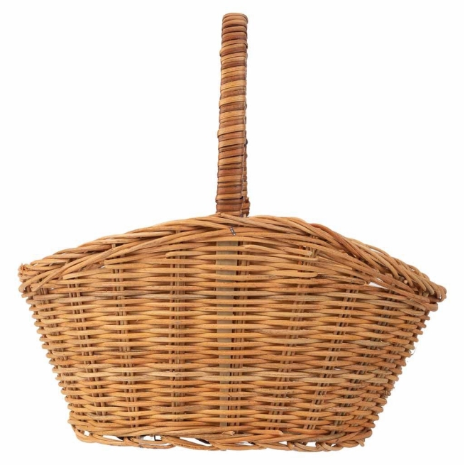 Cesta oval mimbre natural 25x17x13-25 alto - Suinplas
