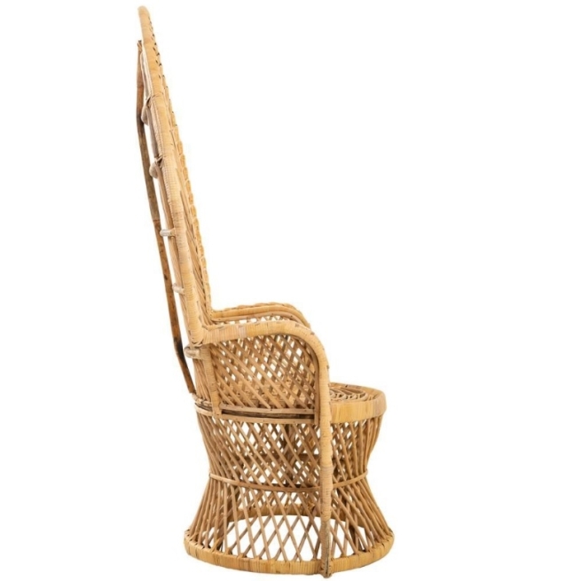 Sillon vintage de bambu peacok - Suinplas