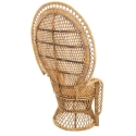 Sillon vintage de bambu peacok - Suinplas