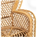 Sillon vintage de bambu peacok - Suinplas