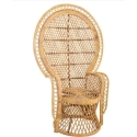 Sillon vintage de bambu peacok - Suinplas
