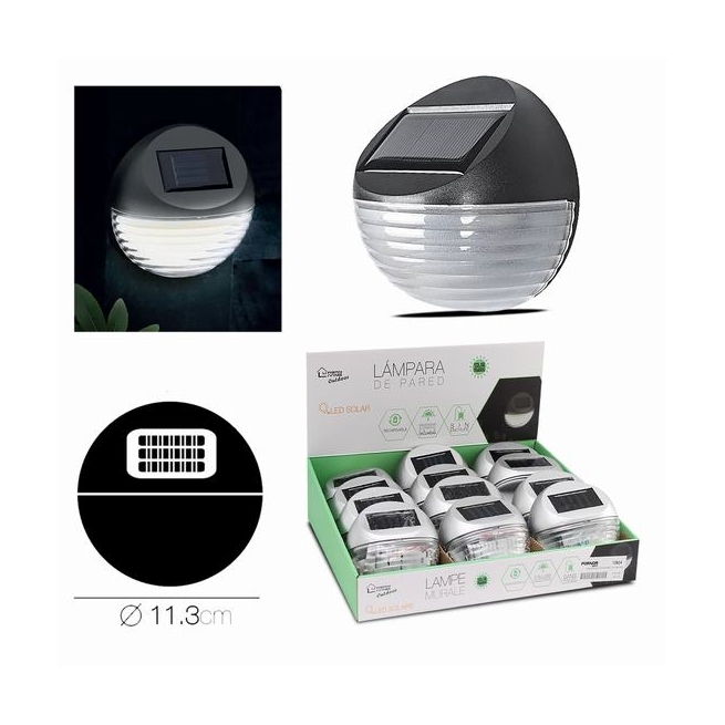 Lampara solar  de pared con bateria - Suinplas
