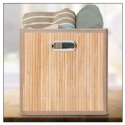 Cesta de almacenaje bambu 31x31x31cm - Suinplas