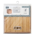 Cesta de almacenaje bambu 31x31x31cm - Suinplas