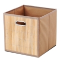 Cesta de almacenaje bambu 31x31x31cm - Suinplas