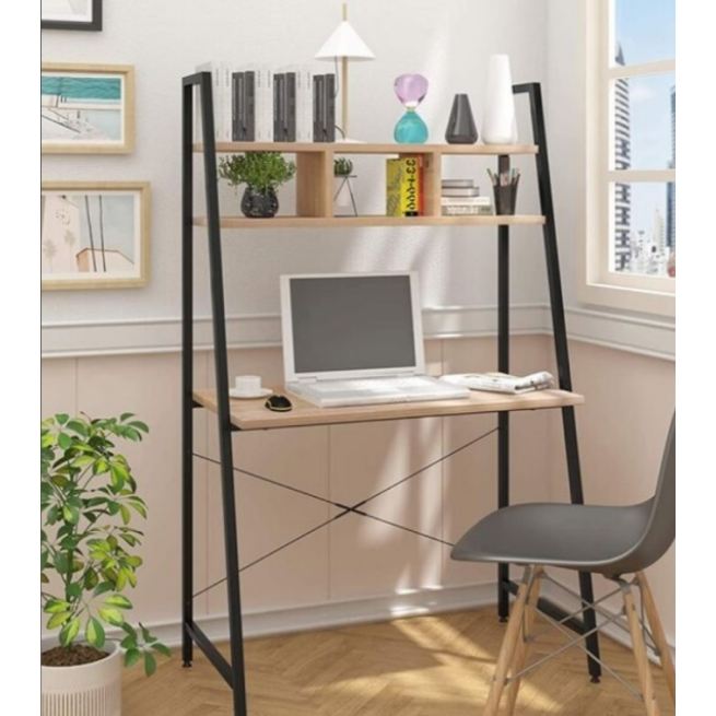 Escritorio con estanteria  84x44x142cm alto - Suinplas