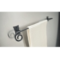 Toallero pared barra mod. rebecca negro  - Suinplas