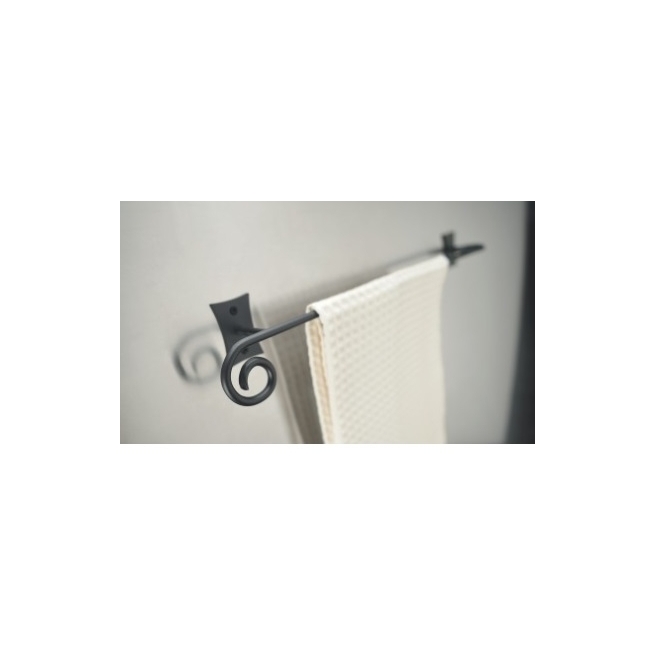 Toallero pared barra mod. rebecca negro  - Suinplas