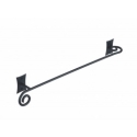 Toallero pared barra mod. rebecca negro  - Suinplas
