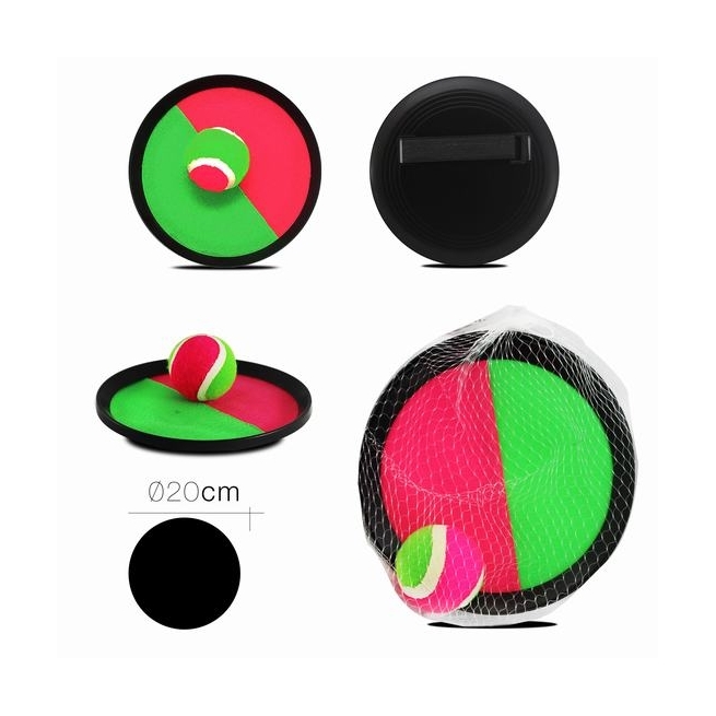 Set de raquetas con velcro diam  20cm - Suinplas