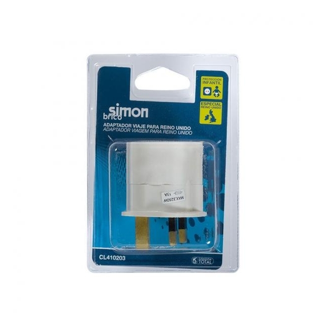 Clavija  adaptador viaje reino unido   - Suinplas