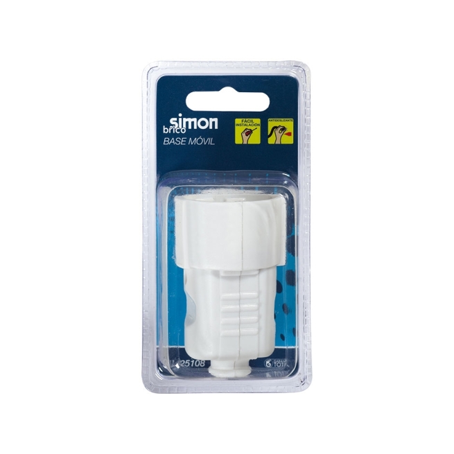 Base móvil 16a 250v blanco - Suinplas
