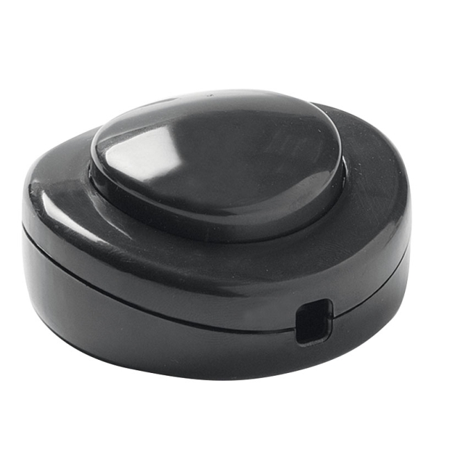 Interruptor de pie 2a-250v negro - Suinplas