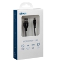 Cable adaptador usb 2.0 a micro usb negro 1 metro   -...