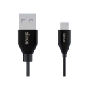 Cable adaptador usb 2.0 a micro usb negro 1 metro   -...