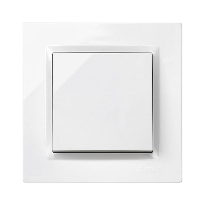 Conmutador blanco simon serie  10 - Suinplas